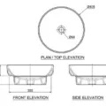 Chậu Lavabo Bán Âm Clara CBM-110