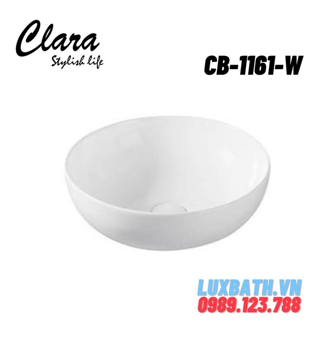 Chậu rửa Lavabo đạt bàn Clara CB-1161-W( màu nâu )