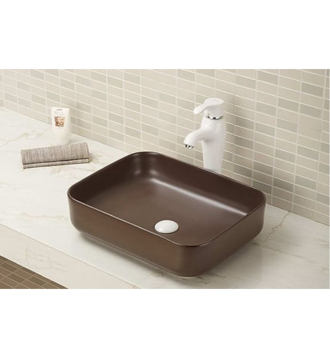 Chậu rửa Lavabo đạt bàn Clara CB-1162-BR( màu nâu )