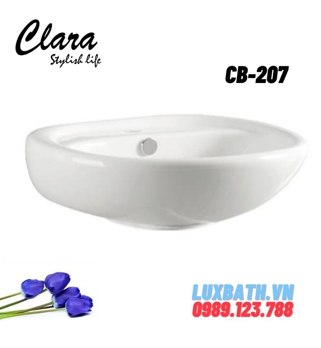 Chậu rửa Lavabo treo tường Clara CB-207