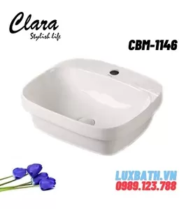 Chậu Lavabo Bán Âm Clara CBM-1146