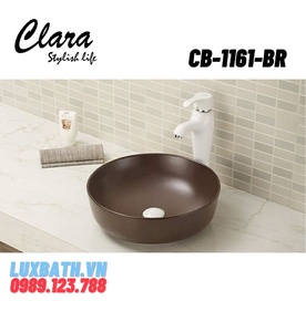 Chậu rửa Lavabo đạt bàn Clara CB-1161-BR( màu nâu )