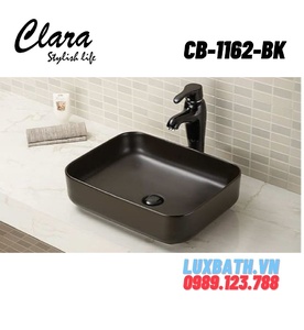 Chậu rửa Lavabo đạt bàn Clara CB-1162-BK( màu nâu )