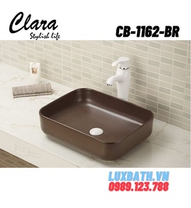Chậu rửa Lavabo đạt bàn Clara CB-1162-BR( màu nâu )