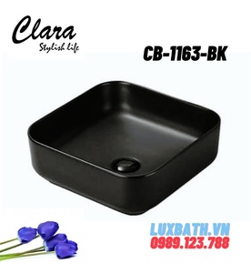 Chậu rửa Lavabo đạt bàn Clara CB-1163-BK( màu đen )