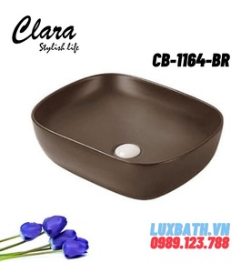 Chậu rửa Lavabo đạt bàn Clara CB-1164-BR (Chậu Order)