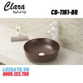 Chậu rửa Lavabo đạt bàn Clara CB-1161-BR( màu nâu )