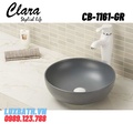 Chậu rửa Lavabo đạt bàn Clara CB-1161-GR( màu xám)