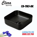 Chậu rửa Lavabo đạt bàn Clara CB-1163-BK( màu đen )