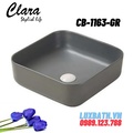 Chậu rửa Lavabo đạt bàn Clara CB-1163-GR( màu xám )