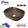 Chậu rửa Lavabo đạt bàn Clara CB-1164-BR (Chậu Order)