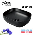 Chậu rửa Lavabo đạt bàn Clara CB-164-BK( màu đen)