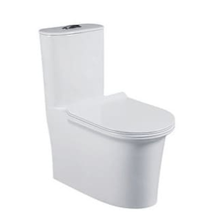 Bồn cầu 1 khối nắp rơi êm UF Clara CT-118SS