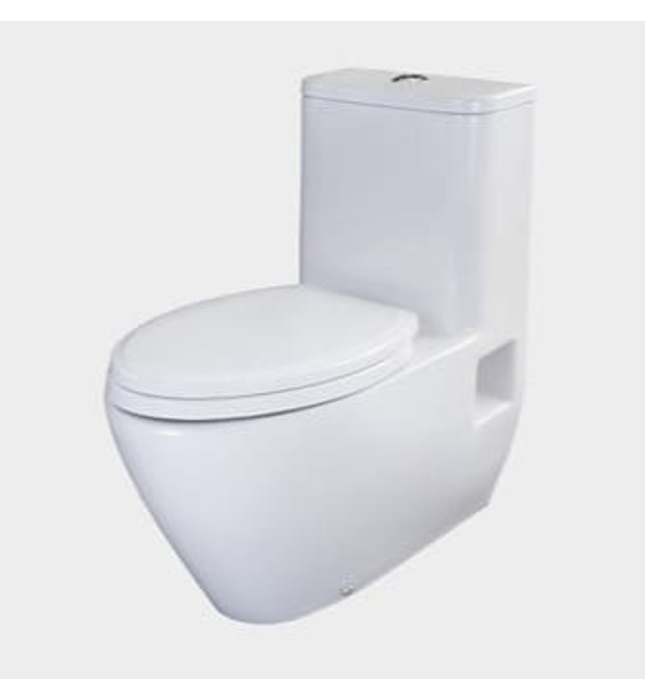 Bồn cầu 1 khối nắp rơi êm Clara CT-140WS