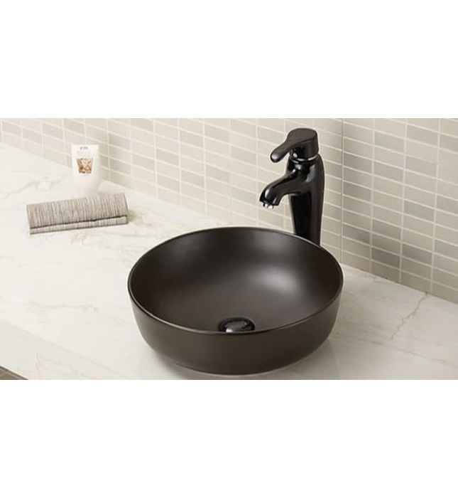 Chậu rửa Lavabo đạt bàn Clara CB-1161-BK( màu nâu )