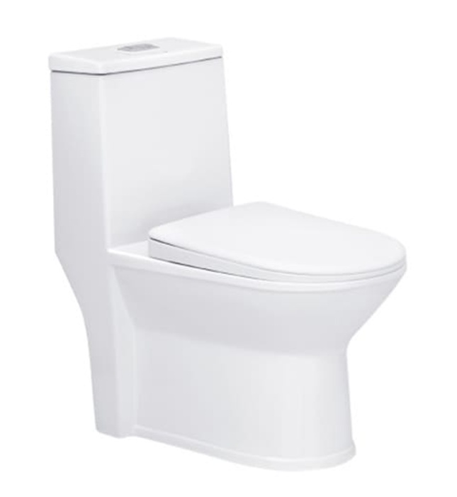 Bồn cầu 1 khối nắp rơi êm Basic BS-104