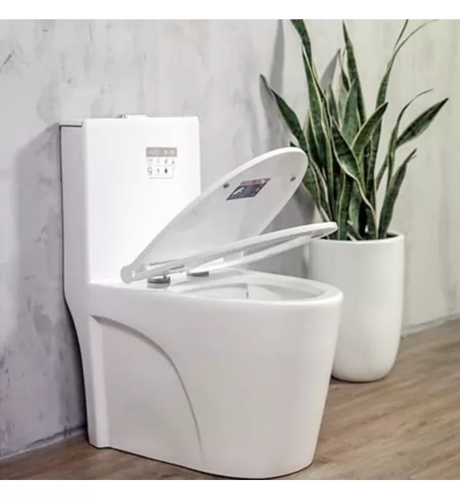 Bồn cầu 1 khối nắp rơi êm Basic BS-105