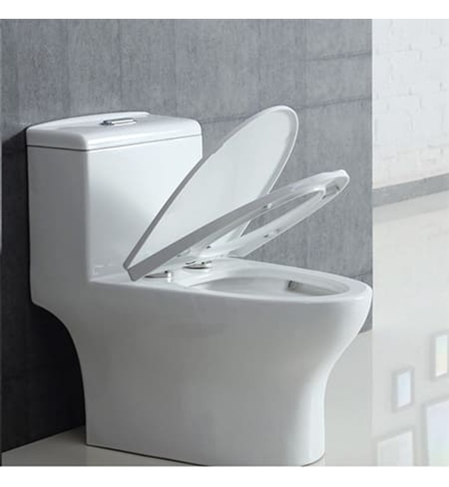 Bồn cầu 1 khối nắp rơi êm Basic BS-106