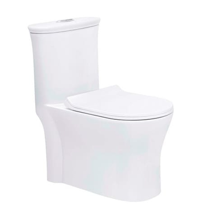 Bồn cầu 1 khối nắp rơi êm Basic BS-3107