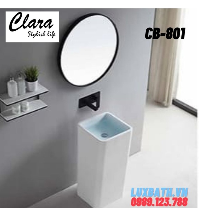 Chậu rửa Lavabo chân đứng Clara CB-801