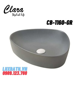 Chậu rửa Lavabo đạt bàn Clara CB-1160-GR( màu xám )