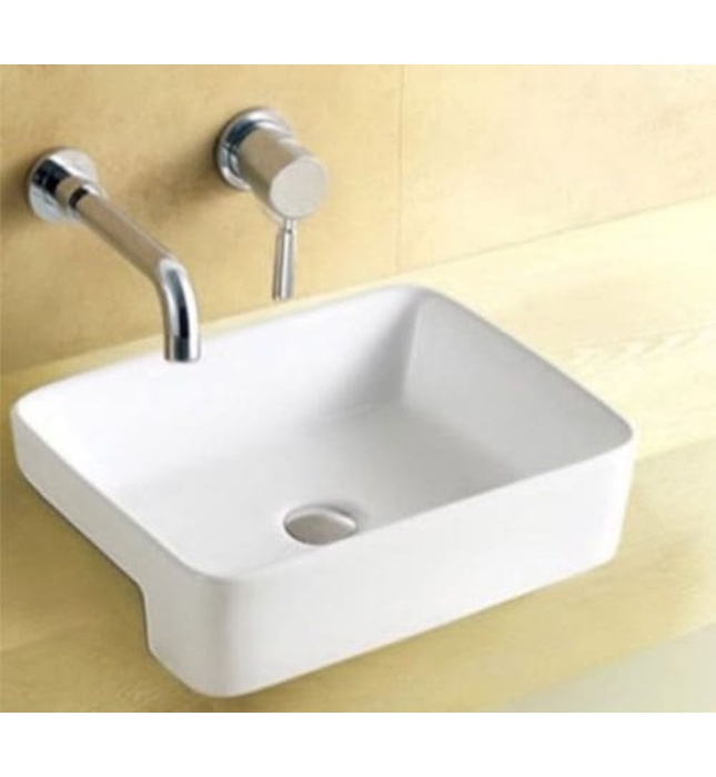 Chậu rửa Lavabo bán âm Riba RBC-7026