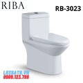 Bồn cầu 1 khối nắp êm Riba RB-3023
