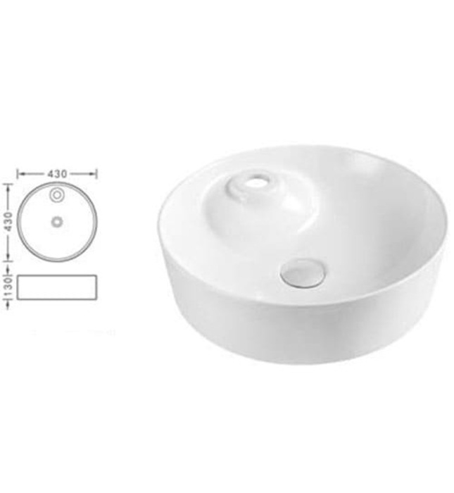Chậu rửa Lavabo dương bàn Riba RBC-072