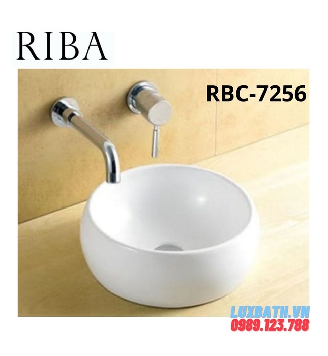 Chậu rửa Lavabo dương bàn Riba RBC-7256