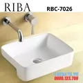 Chậu Lavabo Bán Âm Riba RBC-7026