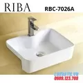 Chậu Lavabo Bán Âm Riba RBC-7026A