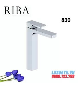 Vòi Lavabo 1 Lỗ Nóng Lạnh Riba 830