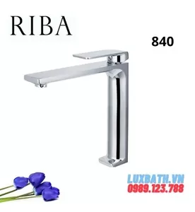 Vòi Lavabo 1 Lỗ Nóng Lạnh Riba 840