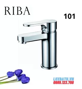 Vòi Lavabo 2 Chân Nóng Lạnh Riba 101