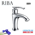 Vòi chậu Lavabo nóng lạnh 1 lỗ Riba 889