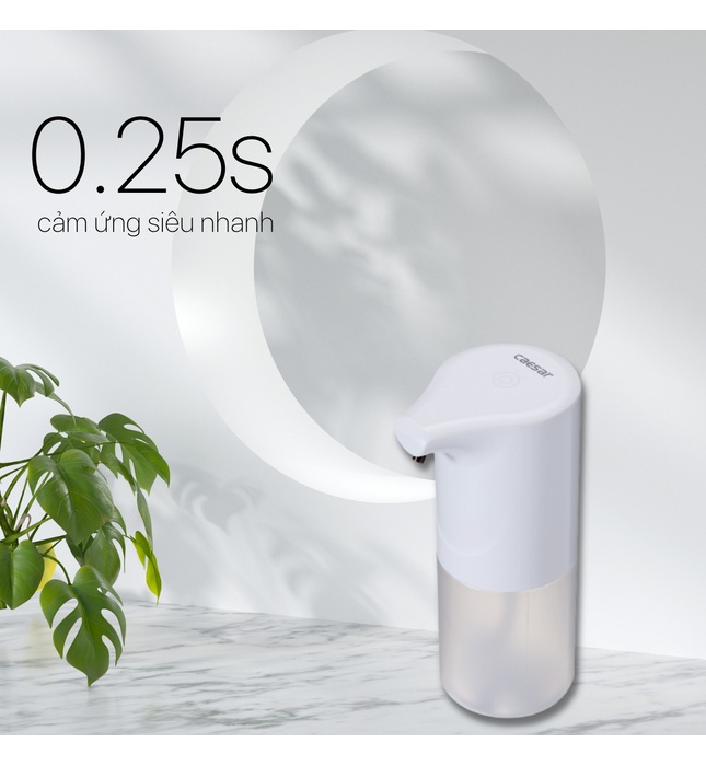Máy xịt cồn tự động dùng pin Caesar A914