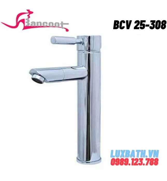 Vòi Lavabo Nóng Lạnh Thân Cao Bancoot BCV 25-308