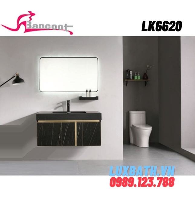 Tủ chậu lavabo Treo Tường Inox Bancoot LK6620