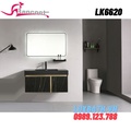 Tủ chậu lavabo màu đen Inox Bancoot LK6620