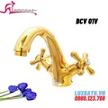 Vòi chậu Lavabo nóng lạnh mạ vàng Bancoot BCV 01V