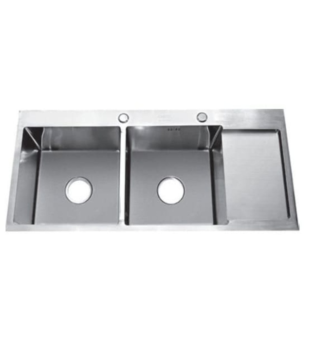 Chậu rửa bát inox 304 2 hố có bàn Cielo CE_1B