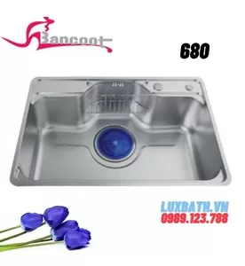 Chậu Rửa Bát Inox 304 1 Hố Bancoot 680