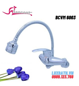 Vòi bếp nóng lạnh gắn tường Bancoot BCVM 6003