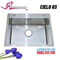 Chậu rửa bát 1 hố Inox 304 CIELO 03