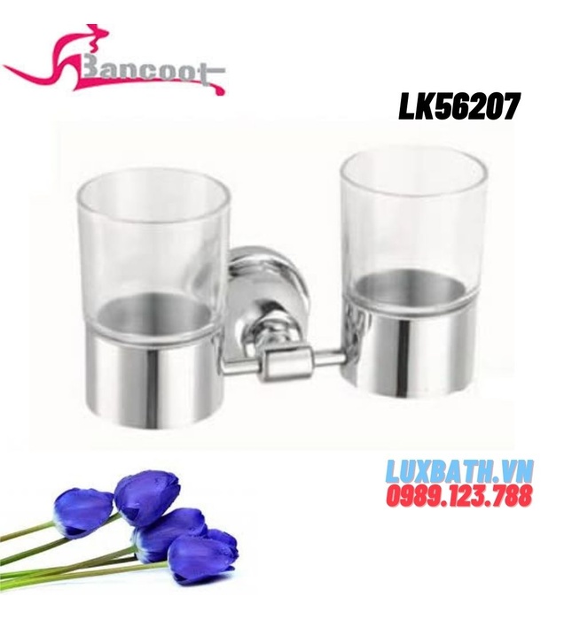Kệ cốc đánh răng đôi Bancoot LK56207