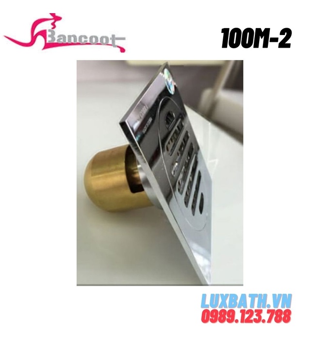 Ga thoát sàn đồng mạ Bancoot 100M-2
