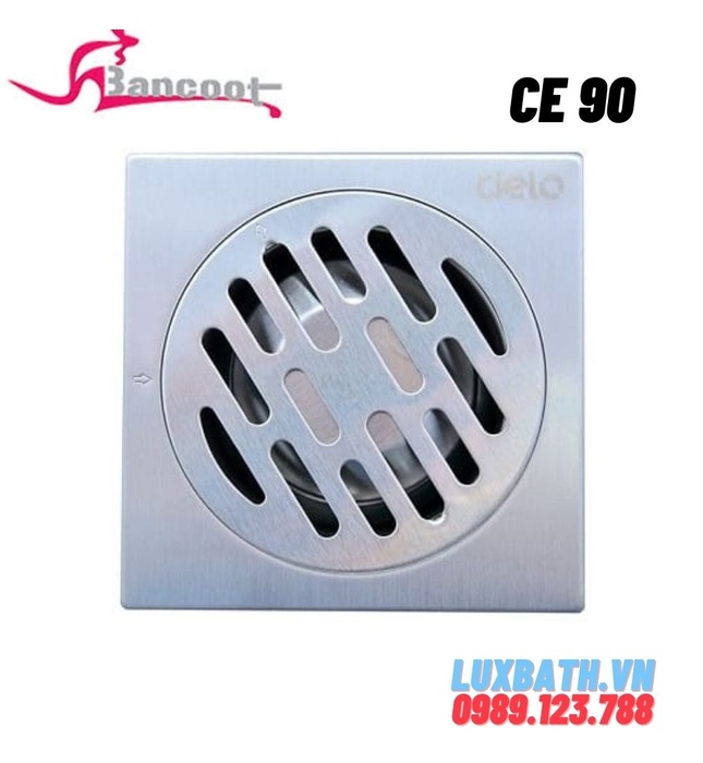 Ga thoát sàn inox 12x12cm Cielo CE 90