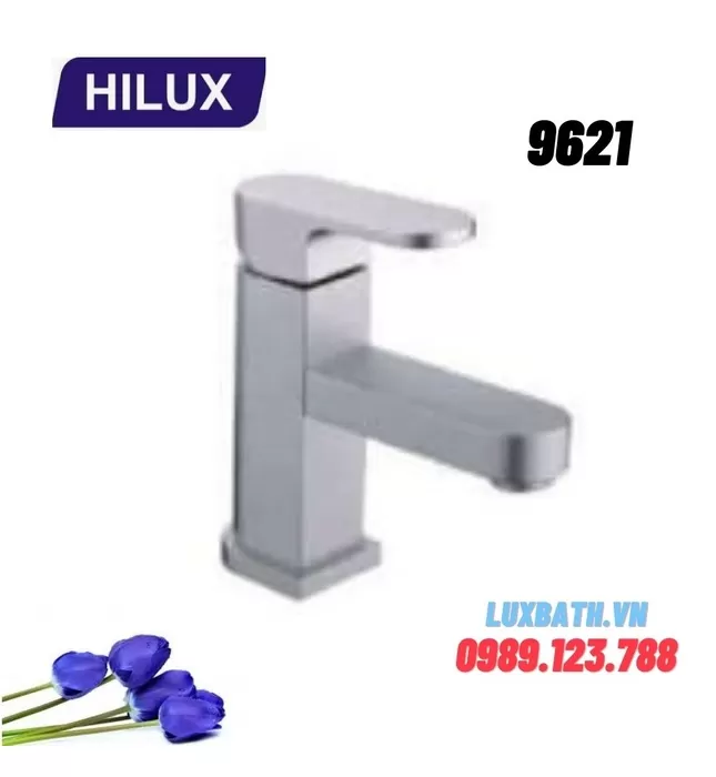 Vòi Lavabo 1 Lỗ Nóng Lạnh Hilux 9621