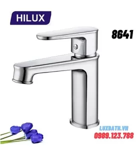 Vòi Lavabo 1 Lỗ Nóng Lạnh Hilux 8641