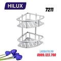 Kệ góc 2 tầng hợp kim nhôm Hilux 7211
